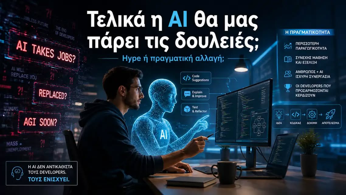 Τελικά η AI θα μας πάρει τις δουλειες;